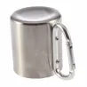 Coupe de camping en acier inoxydable - tasse - mouchoir en aluminium - 180ml